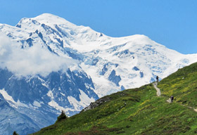 Tour of Mont Blanc in mountainbiking